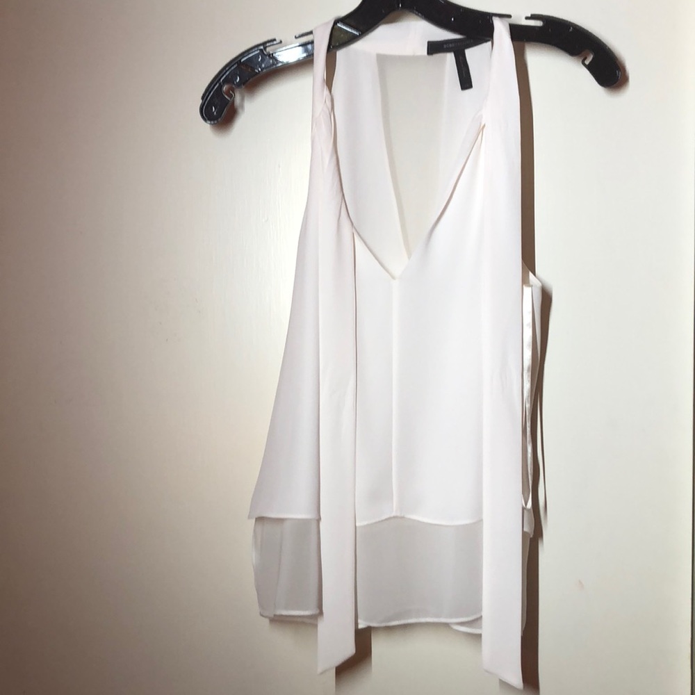 White BCBG top